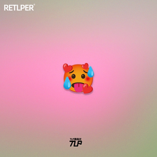 瑟瑟emoji 吐舌头表情 多用防水贴纸 出汗发烧 TLP反光车贴