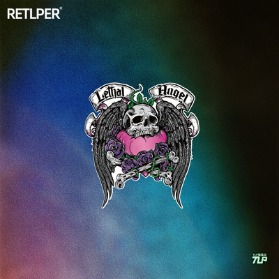 反光车贴骷髅翅膀桃心玫瑰TLP