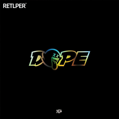 tlp镂空车贴dope酷毙幽灵鬼魂