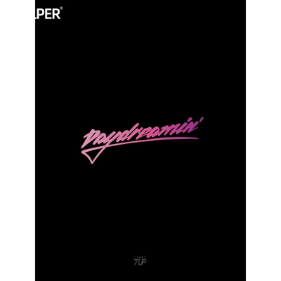 渐变蒸汽波80年英文贴纸白日梦幻