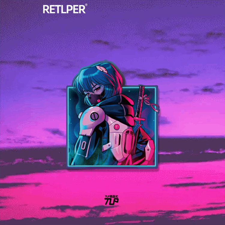 TLP反光贴朋克绫波丽EVA0号机