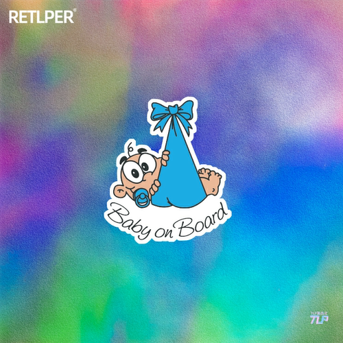 BABYINCAR贴纸后风挡玻璃