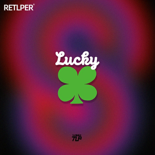 电动车汽车 LUCKY植物 防水贴纸 幸运四叶草 TLP镂空车贴