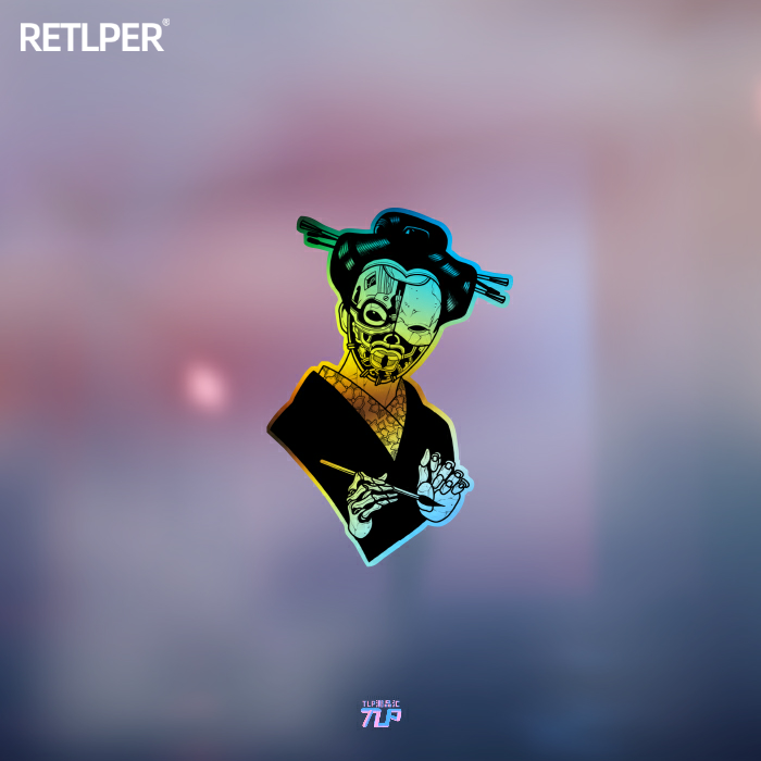 tlp镭射车贴机械艺妓经典电影