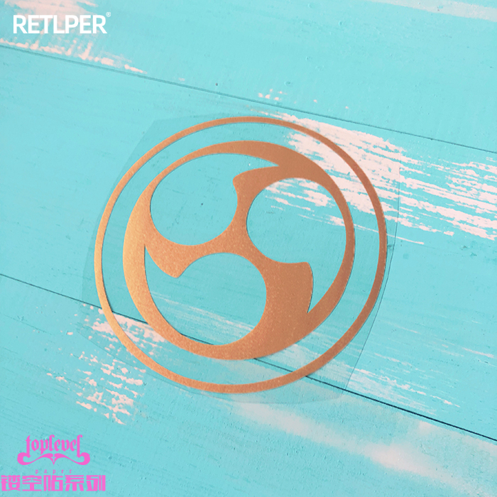 镂空笔记本玻璃无痕防水车贴