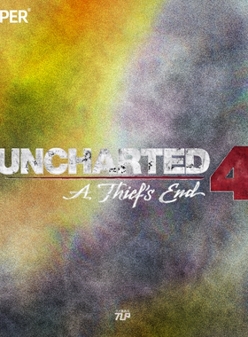 TLP反光车贴 Uncharted神秘海域4盗贼末路logo贴纸游戏贴 单机