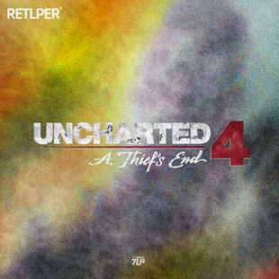 TLP反光车贴 Uncharted神秘海域4盗贼末路logo贴纸游戏贴 单机