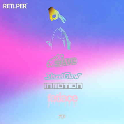 TLP套贴 打劫鱼STATIC避震INMOTIONfatlace改装后风挡玻璃贴纸