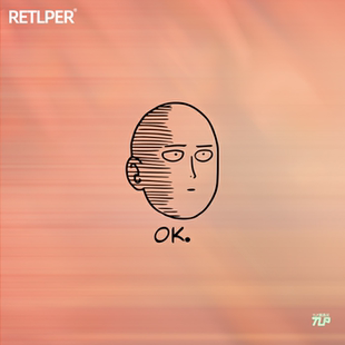 TLP镂空车贴 一拳超人one punch man琦玉老师ok表情包装饰防水贴