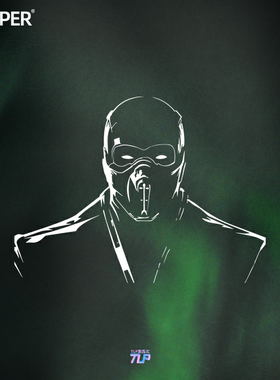 TLP镂空车贴 冰寒零度奎良Kuai Liang真人快打Mortal Kombat贴纸