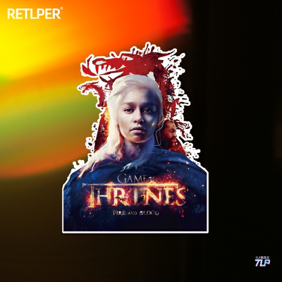 TLP反光车贴权力的游戏龙母丹妮