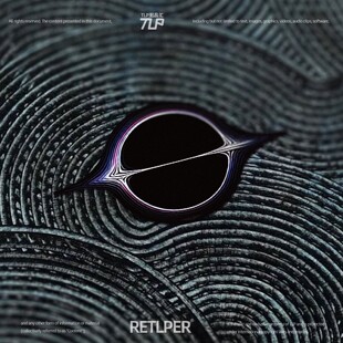 RETLPER反光车贴 原创 脉冲黑洞 引力坍缩 宇宙奇观 汽摩平面贴纸