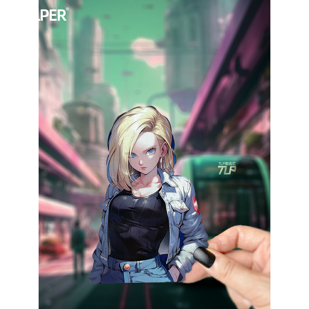 原创人造人18号贴纸Android18