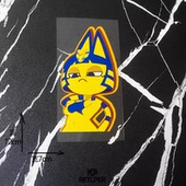 TLP反光车贴 Ankha动森艳后古埃及傲娇风挡玻璃防水游戏动漫贴纸