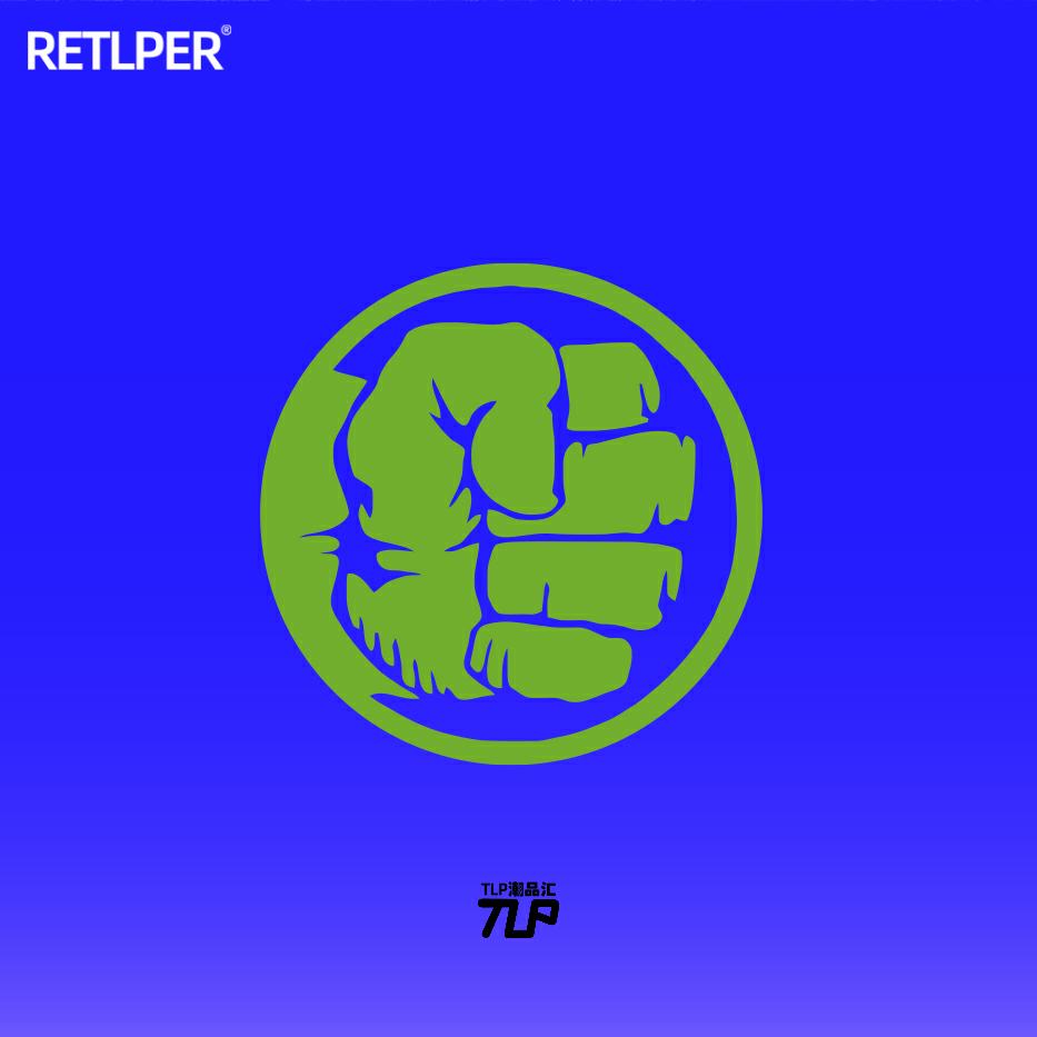 漫威tlp复联拳头愤怒力量车贴