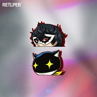 女神异闻录盗团摩尔加纳反光车贴