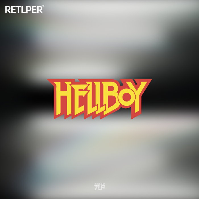 TLP反光车贴地狱男爵Hellboy撒