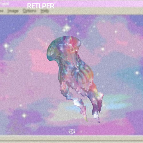 TLP反光贴纸心情切片水母浮游生