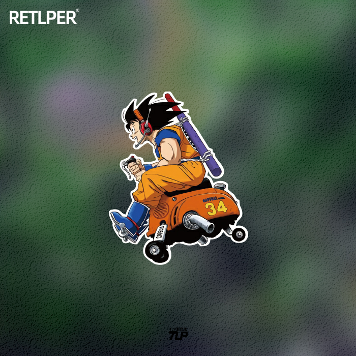 七龙珠筋斗云复古防水贴