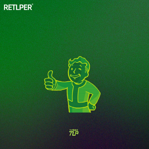 TLP反光贴辐射小子点赞Fallout