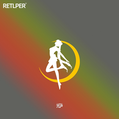 TLP镂空车贴美少女战士月野兔代