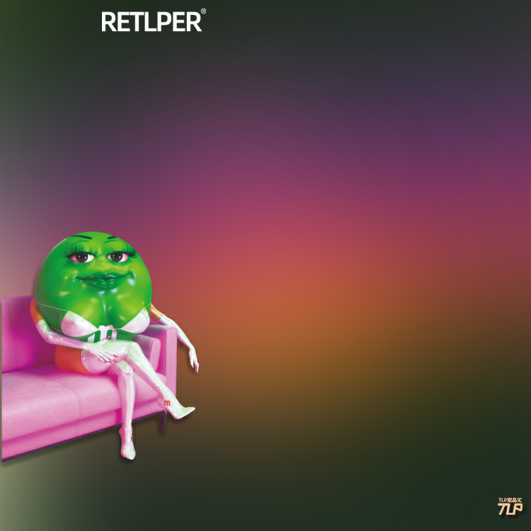 TLP反光贴纸奇怪的贴纸沙发上