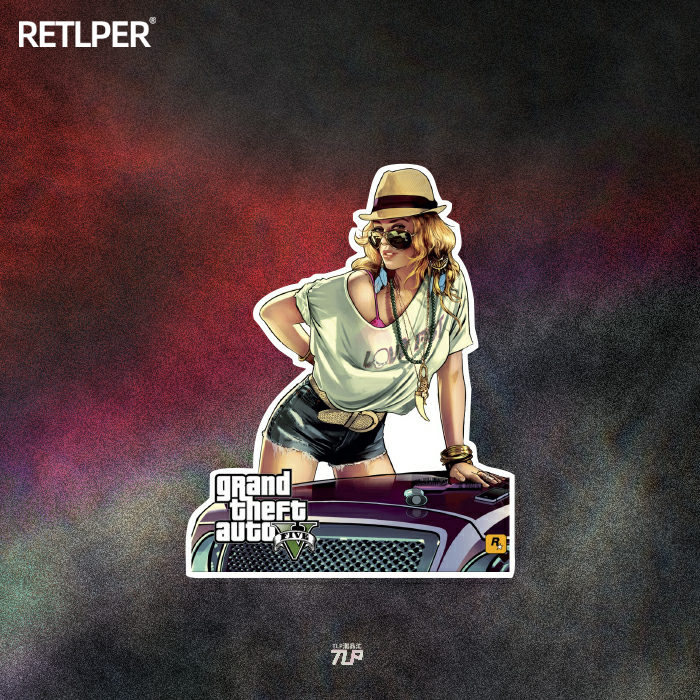 TLP沙滩无痕防水不留车贴