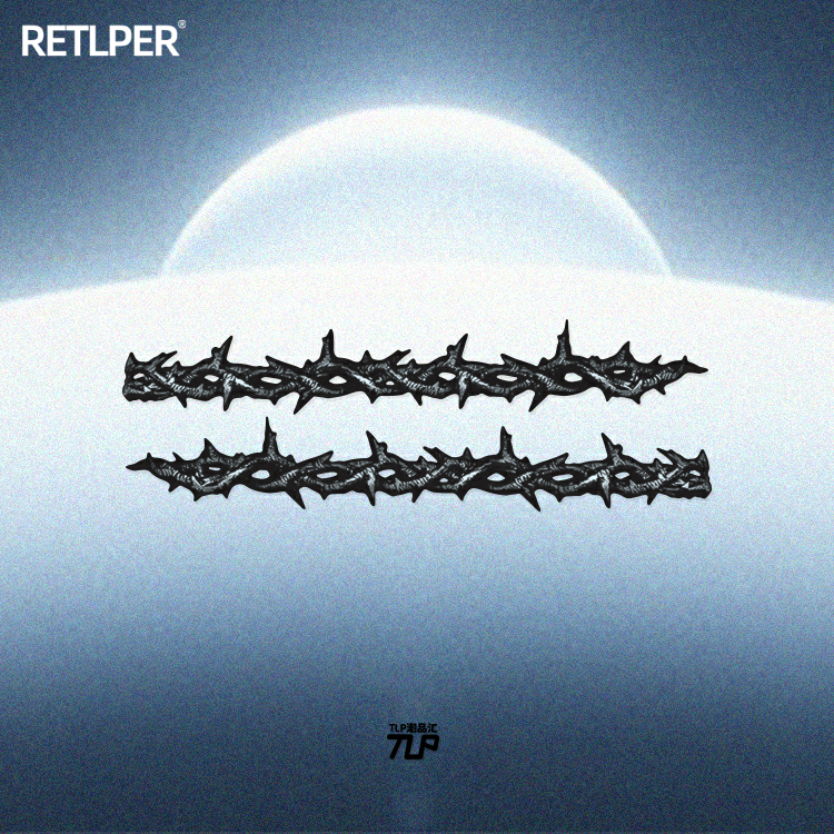 TLP镂空车贴荆棘枝干缠绕龙汽