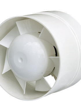 小孔排气扇厨房卫生间排风扇11v0/160PVC管道抽风机圆形换气扇小