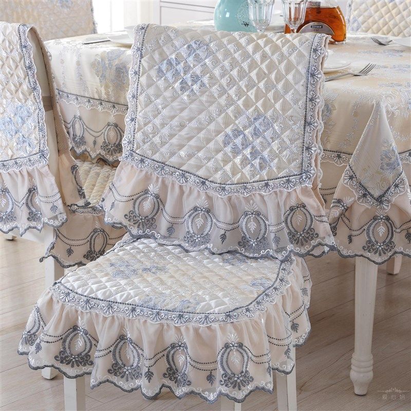 餐桌布椅垫椅套套装茶几餐椅套椅子套欧式布艺P蕾丝长方形圆形桌,居家布艺,桌布,淘宝优惠券,粉丝福利购,淘宝优惠卷
