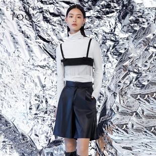 吊带衫 性感外搭设计垂坠流苏时尚 女 女春季 爱居兔吊带衫