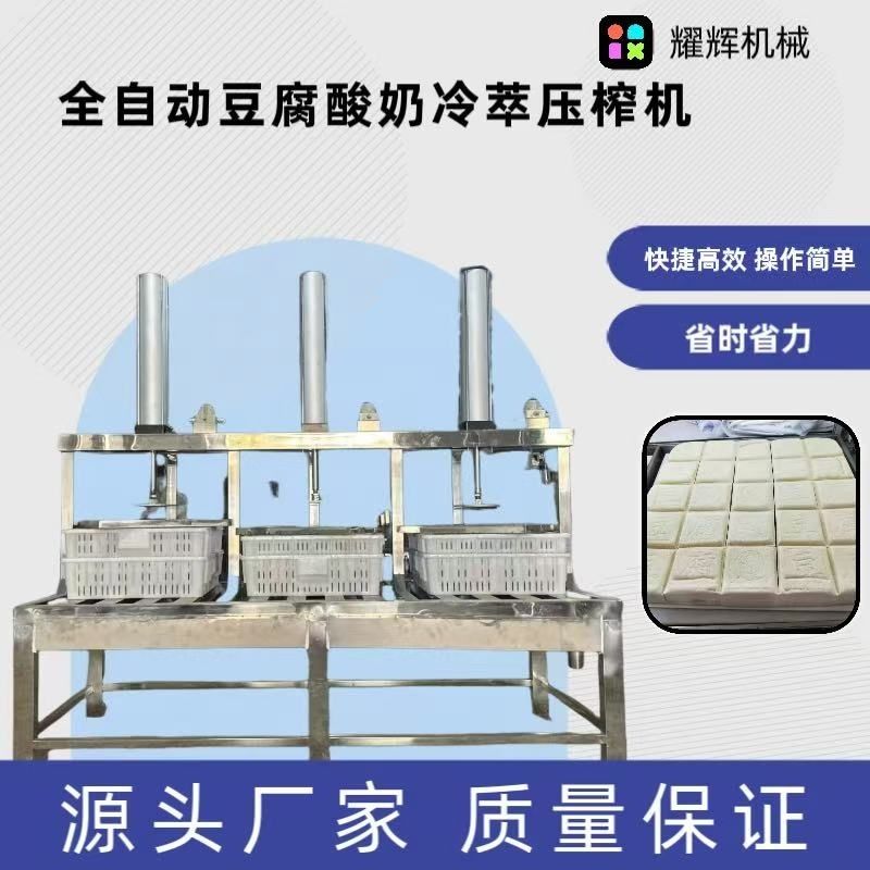 自动冷萃酸奶压榨机商用