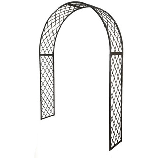 铁艺拱门架子h欧式园艺户外庭院花架花园月季蔷薇爬藤架鲜花网格