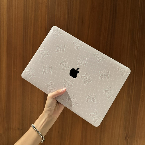 蝴蝶蕾丝原创macbook保护壳