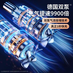 车载充气泵汽车用轮胎大功率高压打气泵无线便携式 小轿车电动冲气