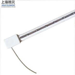 pet吹瓶机加热管单双端出线半镀白加热管红外线加热管石英加热管