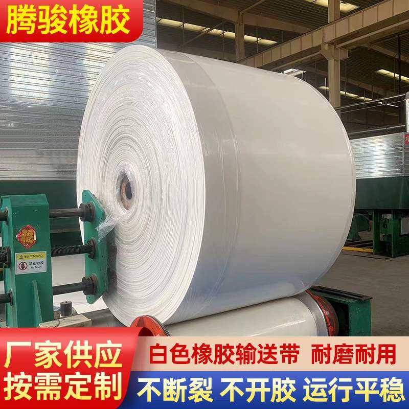 白色橡胶尼龙输送带传送带工业级耐高温耐磨流水线环形橡胶输送带,基础建材,防水卷材,淘宝优惠券,粉丝福利购,淘宝优惠卷
