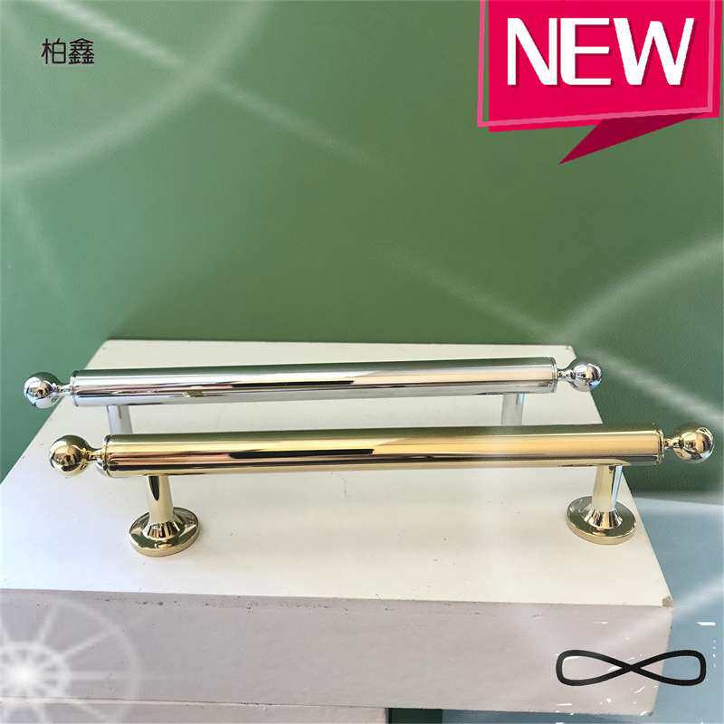 柏鑫无限BaoX lusso极奢黄铜双孔衣柜橱柜酒柜抽屉门拉手