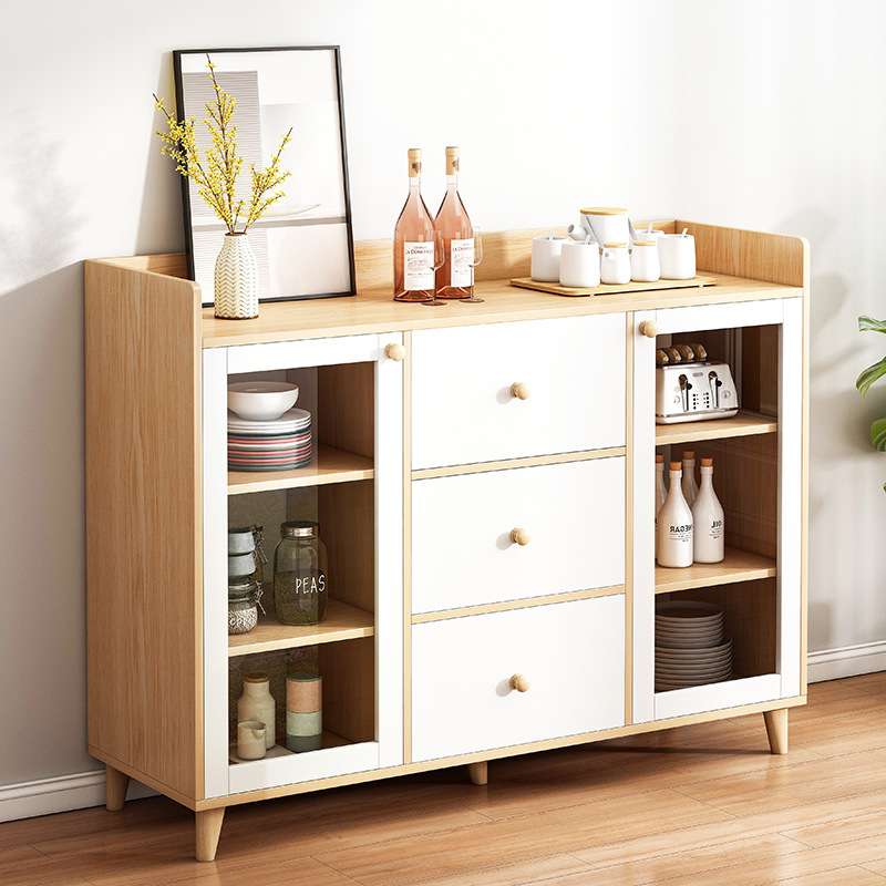 餐边柜碗柜家用小型厨房橱柜茶水柜酒柜置物柜柜子储物柜客厅靠墙
