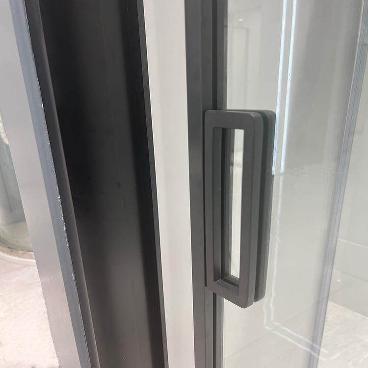 一字型简约极窄边二联动哑黑色玻璃隔离移门厨房门淋浴门,全屋定制,阳台门,淘宝优惠券,粉丝福利购,淘宝优惠卷