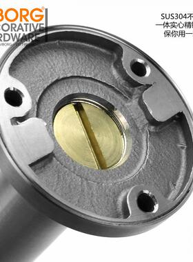 香港域堡强磁304不锈钢精铸实木门房门碰墙吸地吸门吸可升降34S