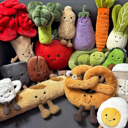 现货jellycat平替水果毛绒公仔