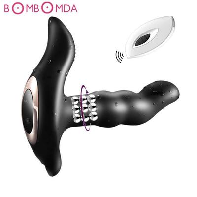 Anal Butt Plug Vibrator Adult Sex Toys for Men Prostate Mass