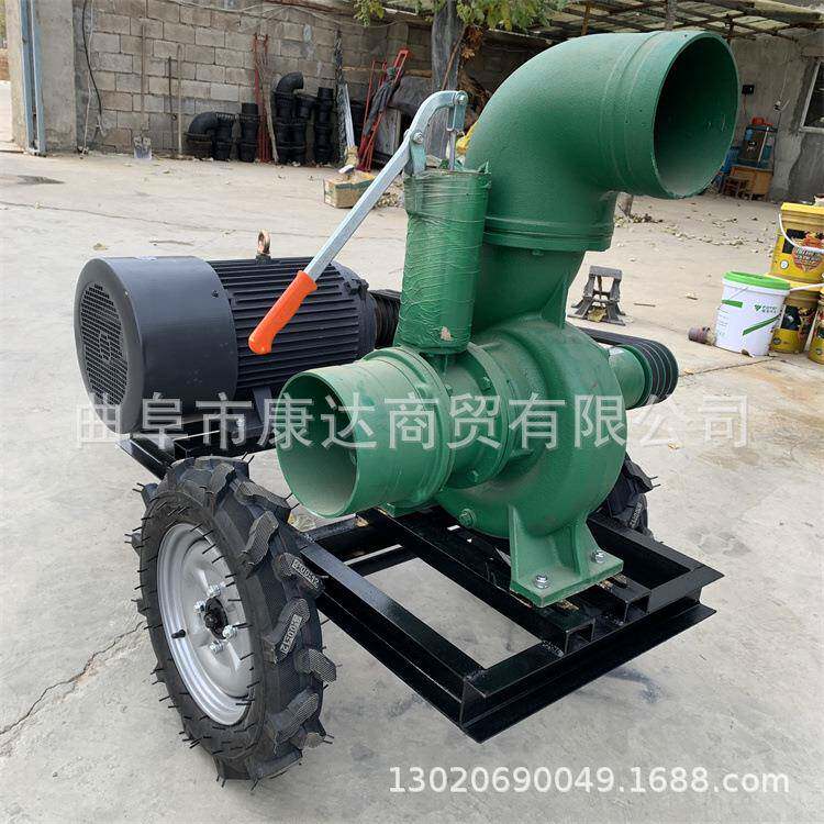 柴油机带动水抽水泵6寸8寸水泵排移倒水灌溉泵无品牌/动式水机防