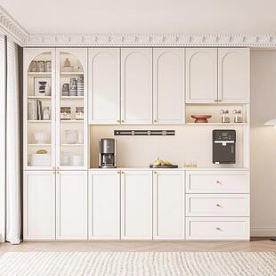 定墙制法式 餐一柜体985靠到顶储物柜现代简约客边厅茶水柜收纳酒