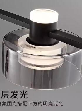 意式极岛简铜餐厅吊灯现YH-8034代简约l一字长条吧台台全设计感全
