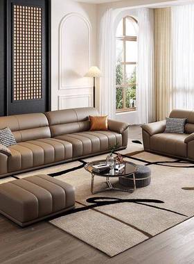 源OUU头工厂户价TXP2意式奶油风厂大小型沙发直简约客现代极简钢