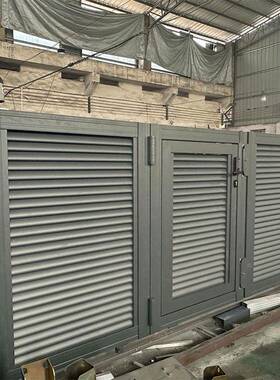 悬浮折中叠庭式院大门铝合金院子门花园别墅户外单双PAA开门院门