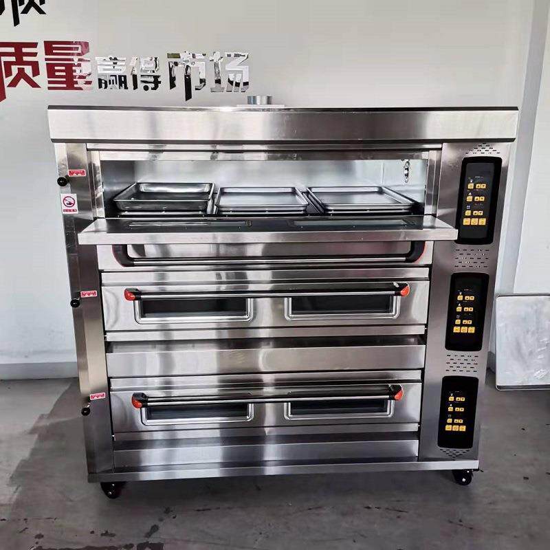 电烤商用大容量带三层箱PPV型九盘披萨蛋糕大烧饼智能定时烘焙烤