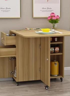 餐桌吃形饭桌折叠XST圆家用小户型多功能长方简约易伸缩可移动桌